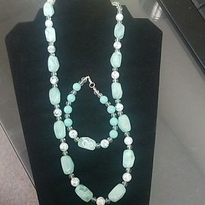 Beautiful handmade necklace and bracelet